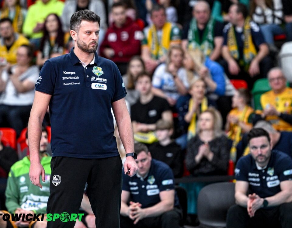 Trener Aluron CMC Warty Zawiercie, Michał Winiarski wraca do Atlas Areny po latach, gdy grał tam jako zawodnik Skry Bełchatów.