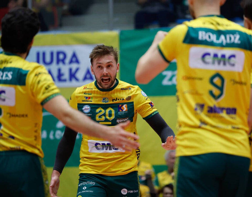 Siatkarze wicemistrza Polski - Aluron CMC Warty Zawiercie pokonali Bogdankę LUK Lublin.